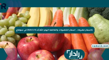 «أسعار مغرية».. أسعار الخضروات والفاكهة اليوم الثلاثاء 13-5-2025 في سوهاج